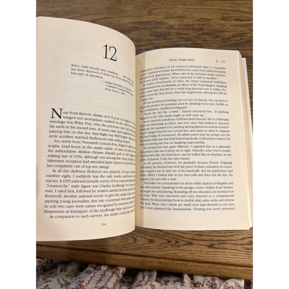 Child Star Shirley Temple Black Autobiography Hardcover Biography Book - Picture 2 of 5